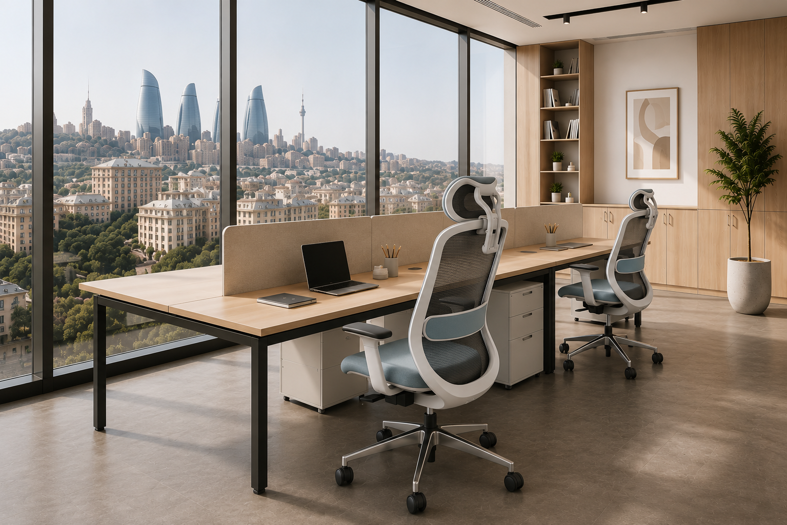 TOVENNER Group tərəfindən təqdim olunan müasir ofis həlli — Bakı
